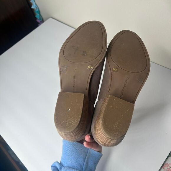 Lucky brand Grey suede ankle boots 8 - Picture 6 of 7